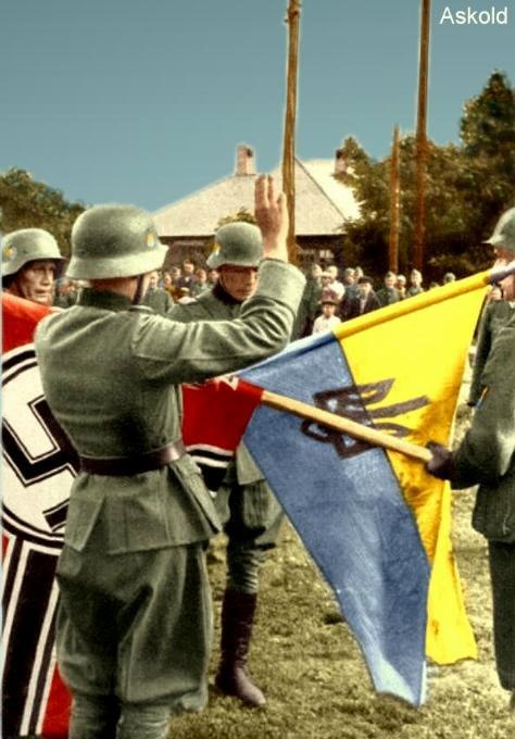 Присяга вояків куреня УВВ. Міус-фронт, 1943, Донбас