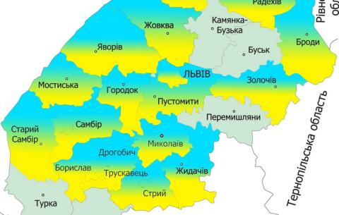 Райони Львівщини